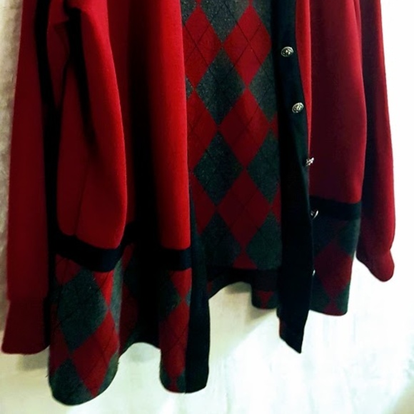 #C16 Alfred Dunner Women's V-neck Sweater - Picture 7 of 8